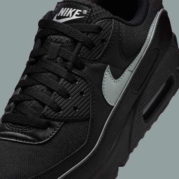 Nike Air Max 90 PRM Mens Sz 12 Black Reflective Casual Running Shoes  HV4517 002 main image 6